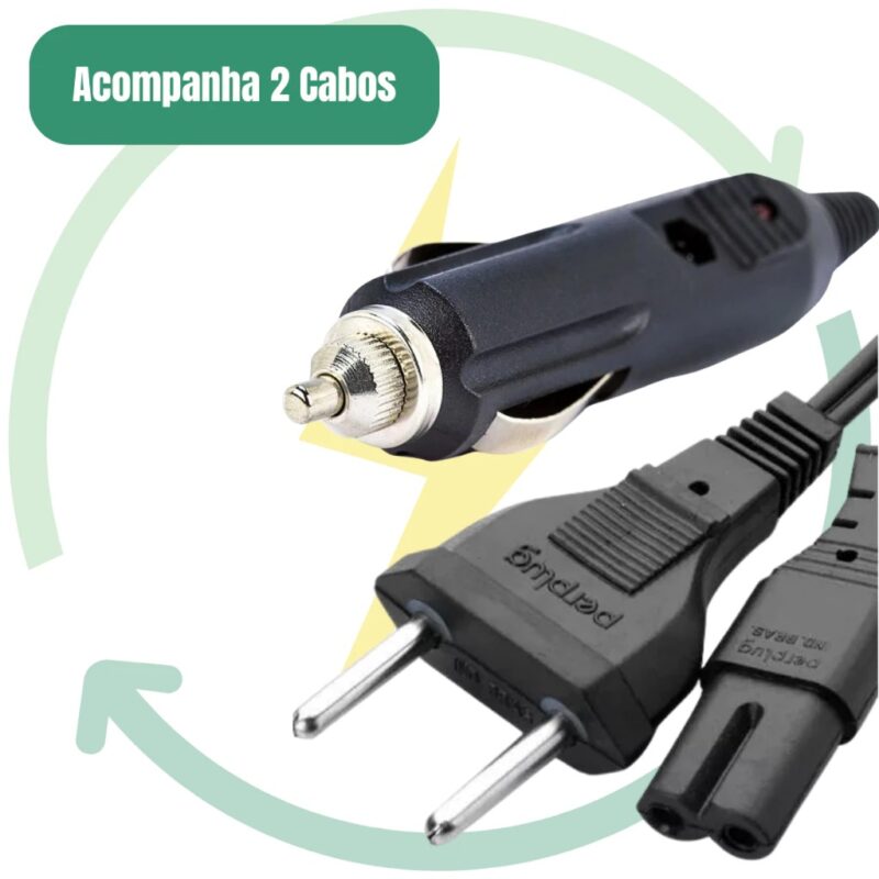 Marmita Elétrica Bivolt Para Casa Automovel Taxi Uber 12v 24v 110v 220v C/ 2 Cabos - Image 8
