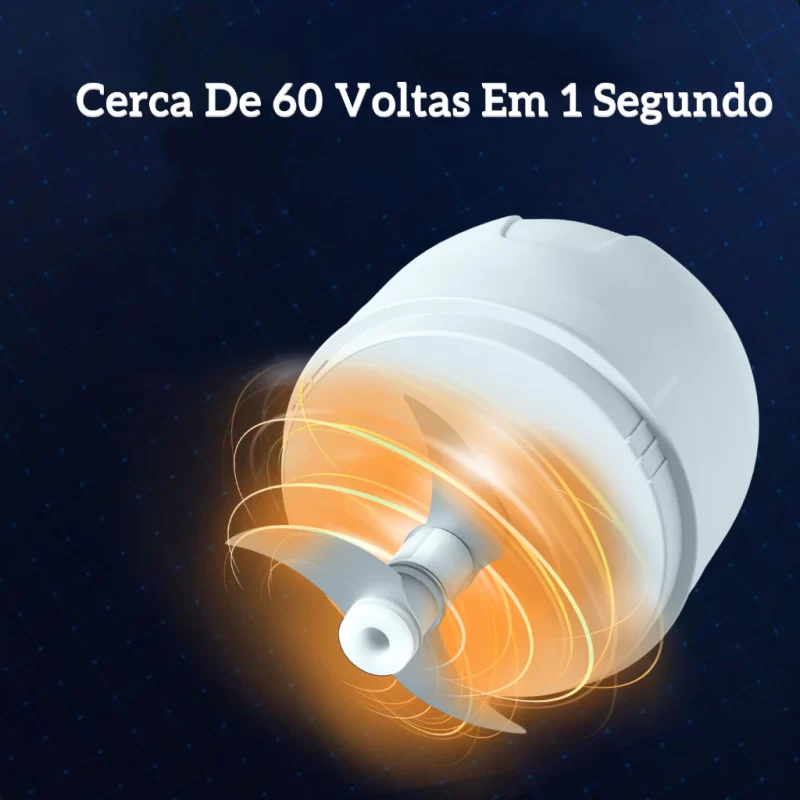 Mini Processador Triturador Sem Fio Elétrico 250ML De Alimentos Para Legumes Alho Gengibre - Image 7