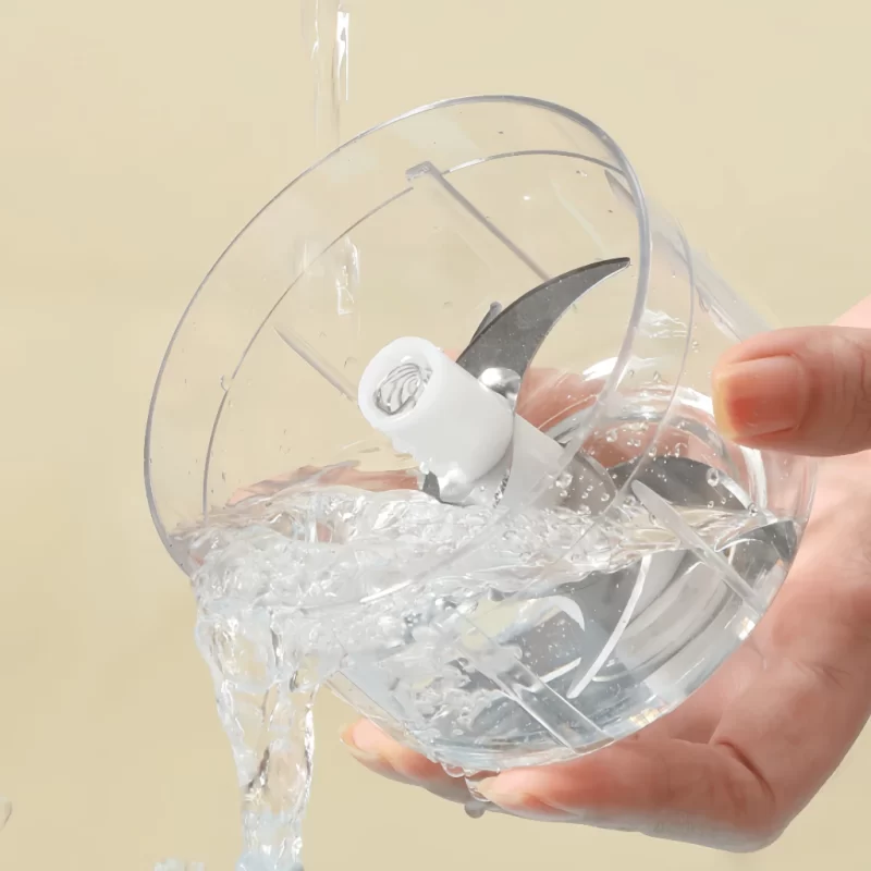 Mini Processador Triturador Sem Fio Elétrico 250ML De Alimentos Para Legumes Alho Gengibre - Image 5