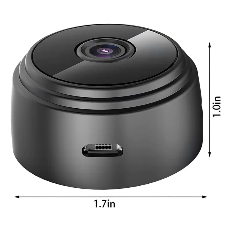 Mini Câmera Espiã Grava Vídeo Faz Foto Escuta Áudio C/ App wifi wireless camera gravação - Image 4